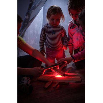Ledlenser KIDCAMP6 RAINBOW - Ściemnialna przenośna lampa LED/3xAAA IP44 niebieska