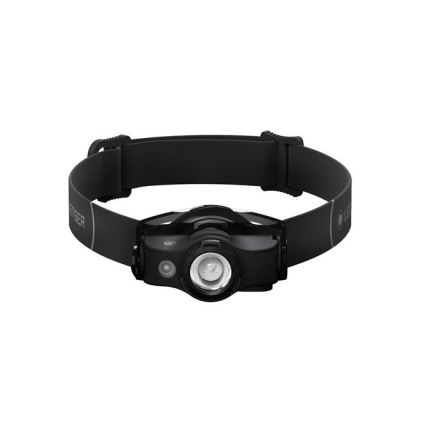 Ledlenser MH4 - ściemnialna, ładowalna czołówka LED, akumulator 750 mAh, IP54, 400 lm, 35 h, czarna