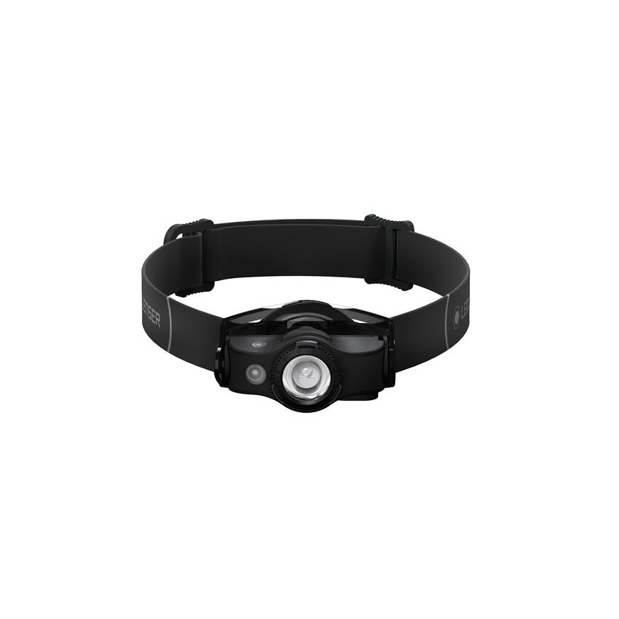 Ledlenser MH4 - ściemnialna, ładowalna czołówka LED, akumulator 750 mAh, IP54, 400 lm, 35 h, czarna