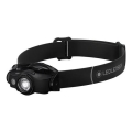 Ledlenser MH4 - ściemnialna, ładowalna czołówka LED, akumulator 750 mAh, IP54, 400 lm, 35 h, czarna