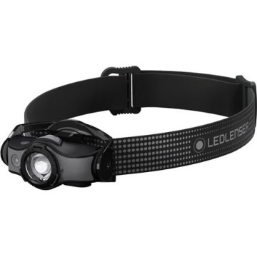 Ledlenser MH5 - ładowalna czołówka LED z regulacją jasności LED/1xAA/750 mAh IP54 400 lm 35 h czarna/szara