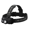 Ledlenser MH8 - ładowalna czołówka LED z regulacją jasności/2xAA/1550 mAh IP54 600 lm 60 h czarna