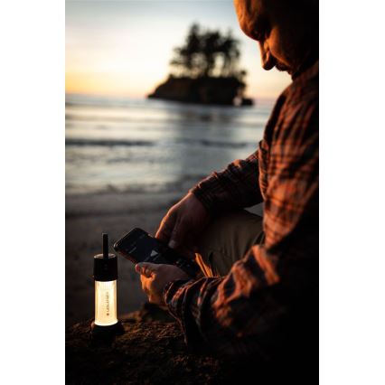 Ledlenser ML6 CONNECT WARM LIGHT - ładowalna latarka LED z regulacją jasności, 3000 mAh, IP66, 750 lm + pilot zdalnego sterowania