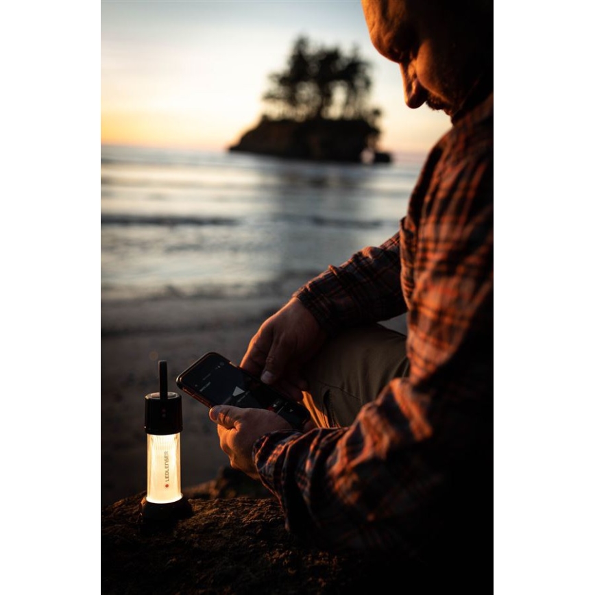 Ledlenser ML6 CONNECT WARM LIGHT - ładowalna latarka LED z regulacją jasności, 3000 mAh, IP66, 750 lm + pilot zdalnego sterowania