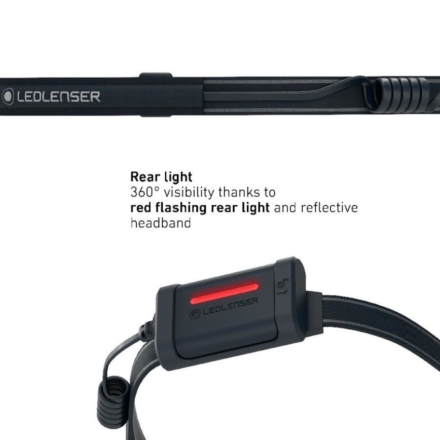 Ledlenser NEO3 - ściemnialna czołówka LED/3xAAA IP54 400 lm 20 h niebieska