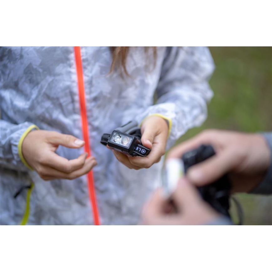 Ledlenser NEO5R - ściemniana ładowalna czołówka LED/1800mAh IP54 600 lm 35 h czarna