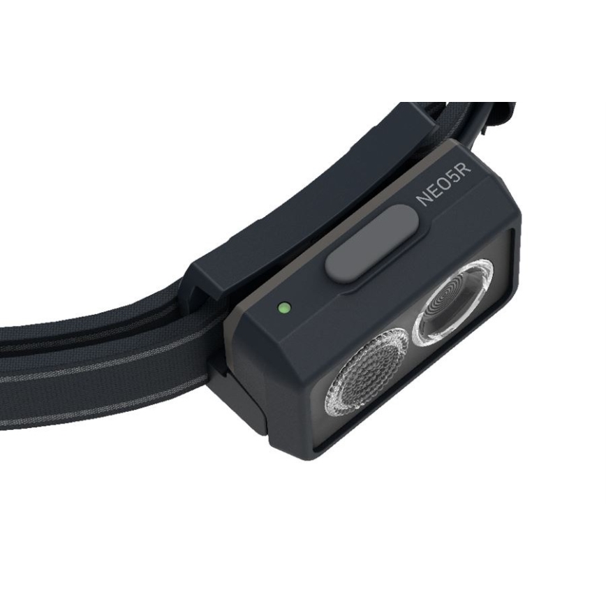 Ledlenser NEO5R - ściemniana ładowalna czołówka LED/1800mAh IP54 600 lm 35 h czarna