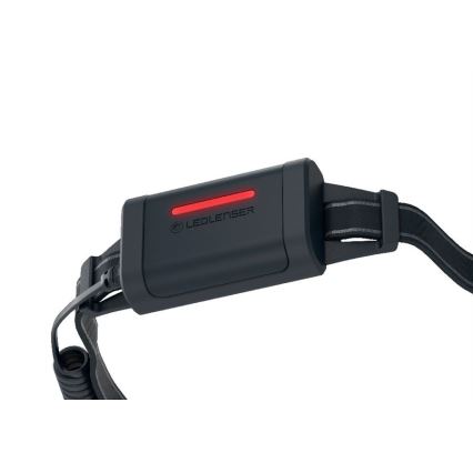 Ledlenser NEO5R - Ładowalna czołówka LED z regulacją jasności, akumulator 1800 mAh, IP54, 600 lm, 35 h, czarna/biała