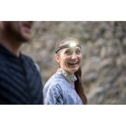 Ledlenser NEO5R - ściemnialna, ładowalna czołówka LED, akumulator 1800 mAh, IP54, 600 lm, do 35 h pracy, niebieska