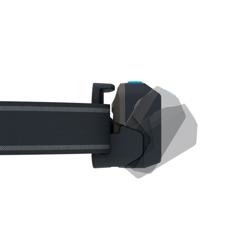 Ledlenser NEO9R - ściemnialna ładowalna czołówka LED/5000 mAh IP54 1200 lm 120h czarna/niebieska