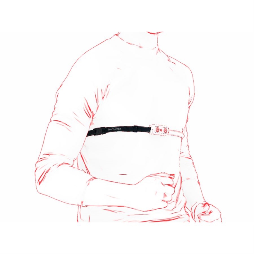 Ledlenser NEO9R - ściemnialna ładowalna czołówka LED/5000 mAh IP54 1200 lm 120h czarna/niebieska