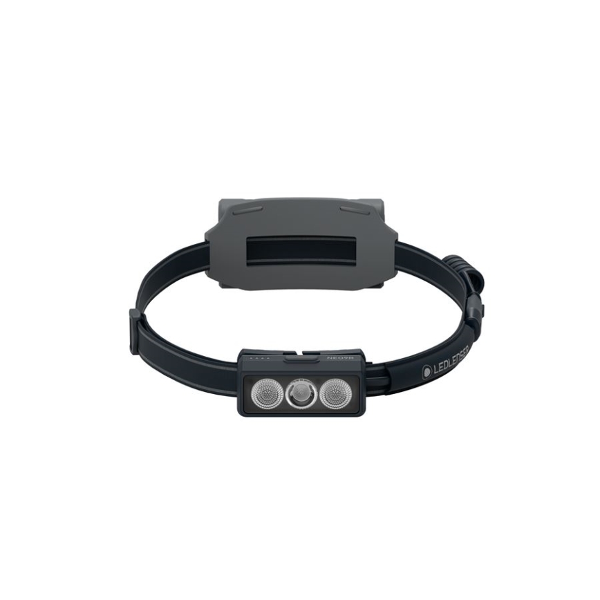Ledlenser NEO9R - ściemnialna ładowalna czołówka LED/5000 mAh IP54 1200 lm 120 h czarna/szara