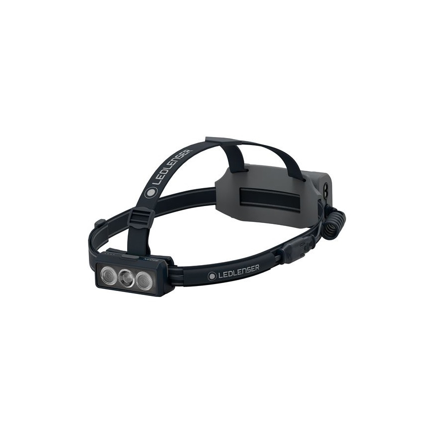 Ledlenser NEO9R - ściemnialna ładowalna czołówka LED/5000 mAh IP54 1200 lm 120 h czarna/szara