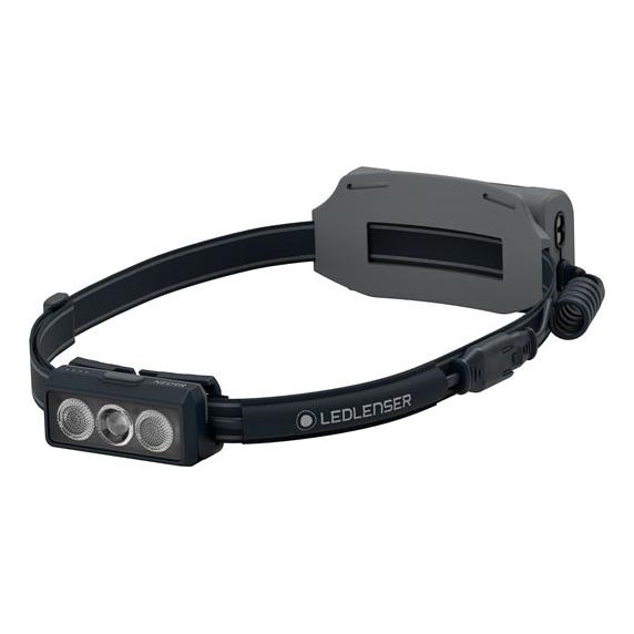 Ledlenser NEO9R - ściemnialna ładowalna czołówka LED/5000 mAh IP54 1200 lm 120 h czarna/szara