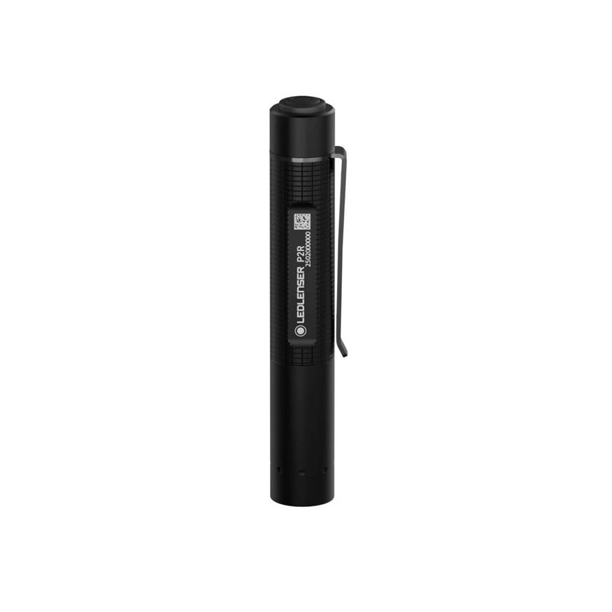Ledlenser P2R - ładowalna, ściemnialna latarka LED/1xAAA/300 mAh IP54 200 lm 8 h czarna