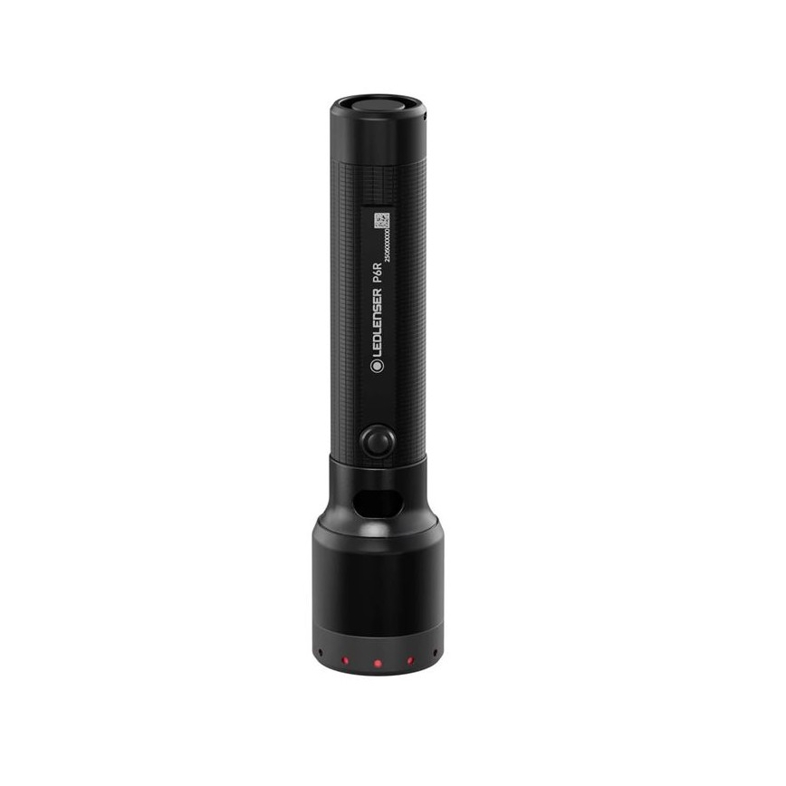 Ledlenser P6R - ściemnialna, ładowalna latarka LED, 3000 mAh, IP68, 1200 lm, 65 h, czarna