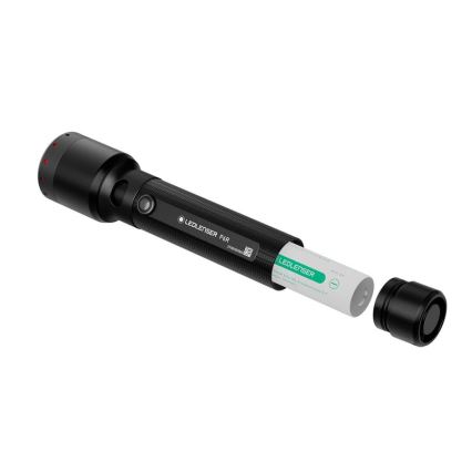 Ledlenser P6R - ściemnialna, ładowalna latarka LED, 3000 mAh, IP68, 1200 lm, 65 h, czarna