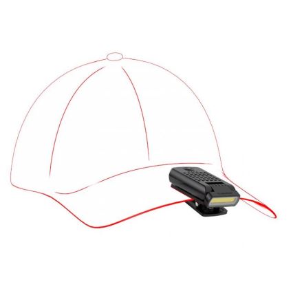 Ledlenser W1R - ściemnialna ładowalna latarka robocza z klipsem LED/740 mAh IP54 220 lm