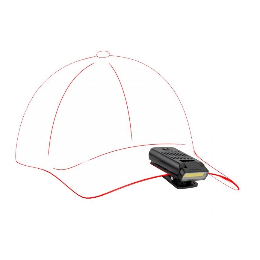 Ledlenser W1R - ściemnialna ładowalna latarka robocza z klipsem LED/740 mAh IP54 220 lm