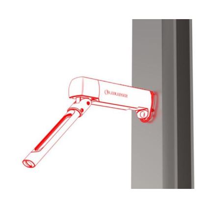 Ledlenser W7R - ładowalna latarka robocza z regulacją jasności LED/2500 mAh IP54 600 lm