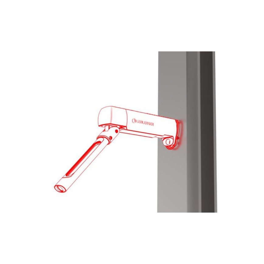 Ledlenser W7R - ładowalna latarka robocza z regulacją jasności LED/2500 mAh IP54 600 lm