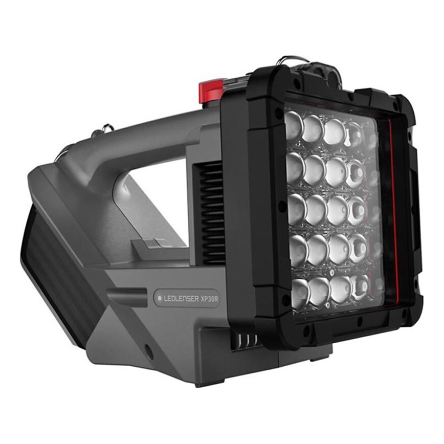 Ledlenser XP30R - ściemnialna ładowalna latarka LED/5000 mAh IP54 32000 lm 16 h szara
