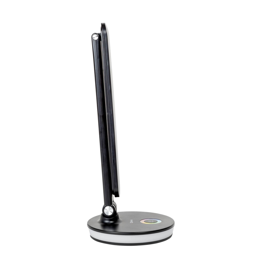 LED RGBW Ściemnialna lampa stołowa z funkcją power banku LED/12W/5V 2800-6000K czarna