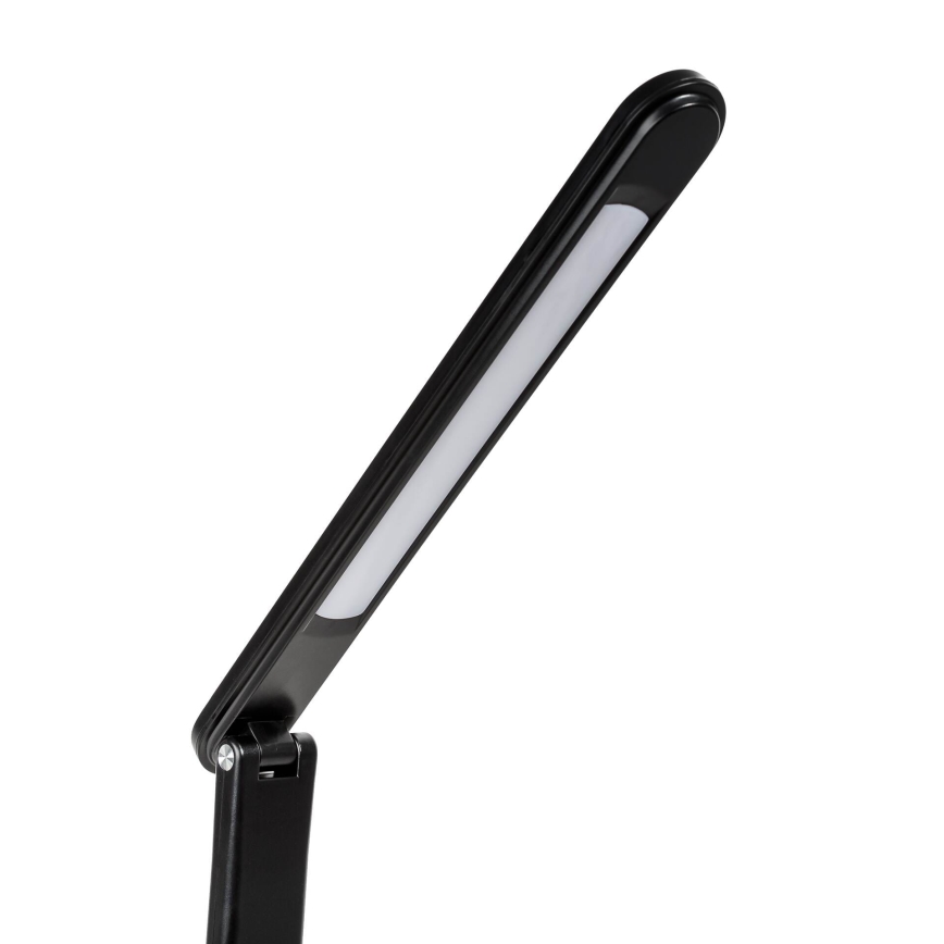 LED RGBW Ściemnialna lampa stołowa z funkcją power banku LED/12W/5V 2800-6000K czarna