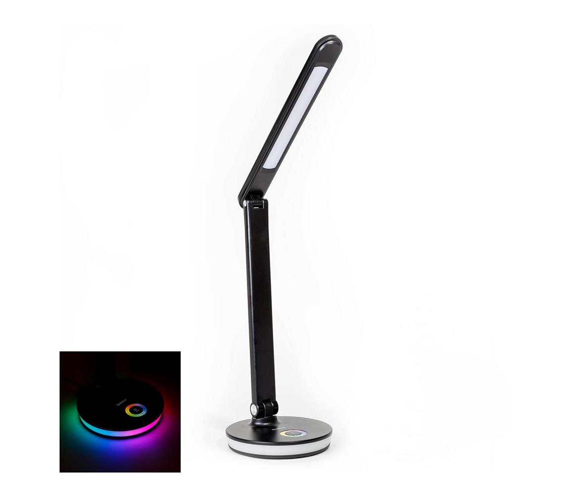 LEDRGBW Ściemnialna lampa stołowa z funkcją power banku LED/12W/5V 2800-6000K czarna