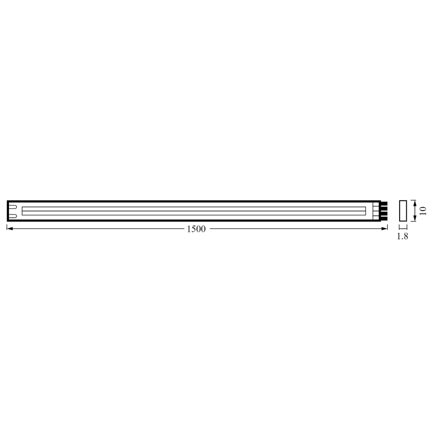 Ledvance - Elastyczna taśma LED ściemnialna FLEX COB 1,5m LED/13W/230V 2700-6500K + pilot do zdalnego sterowania