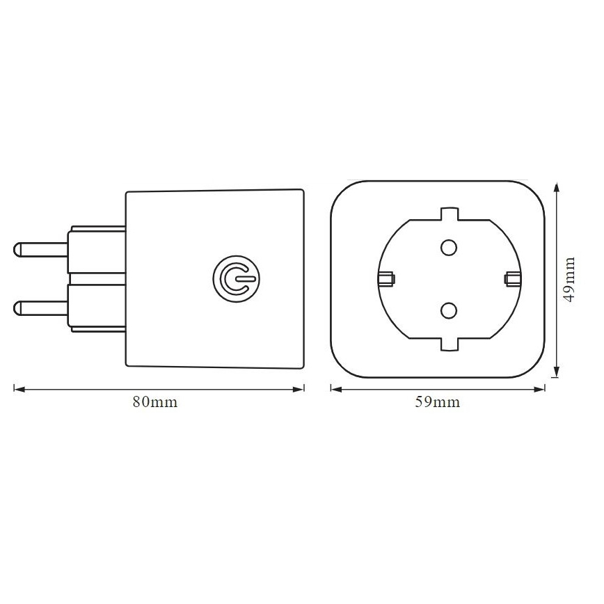 Ledvance - Inteligentne gniazdo SCHUKO SMART+ EU Wi-Fi