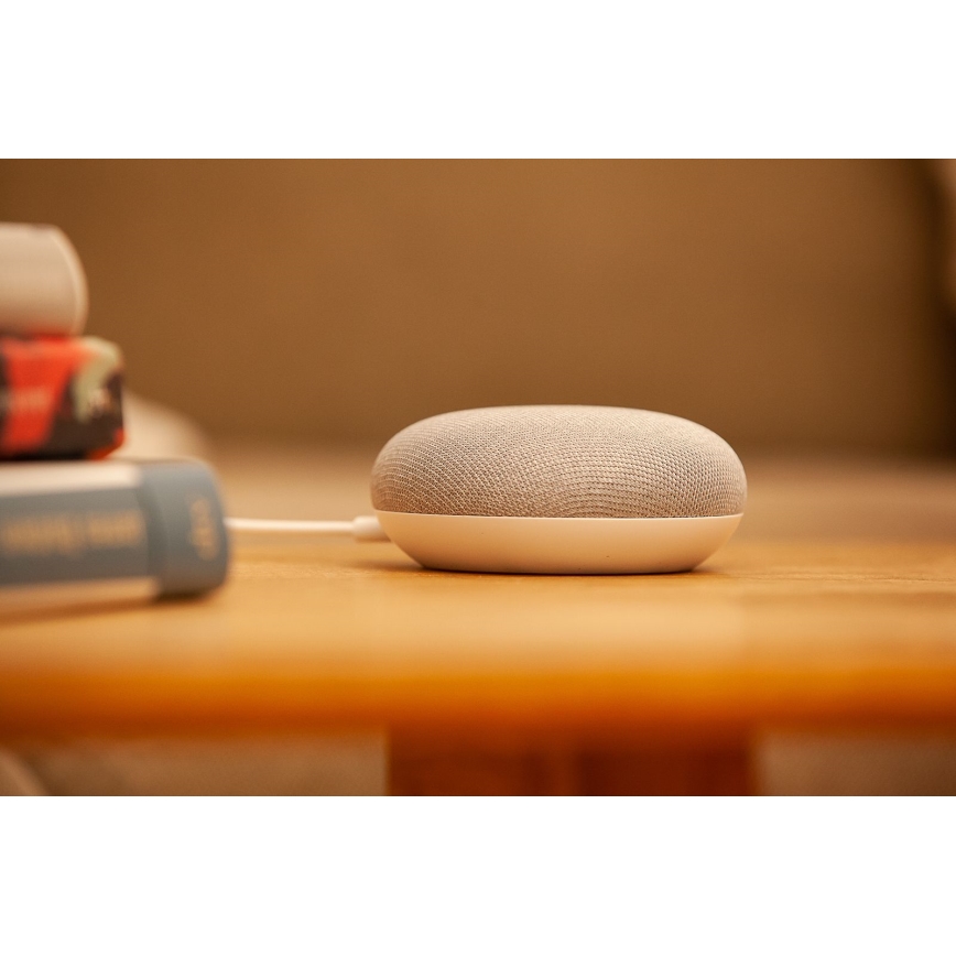 Ledvance - Inteligentny głośnik Google Nest Mini + LED RGBW Ściemniana żarówka SMART+E27/10W/230V