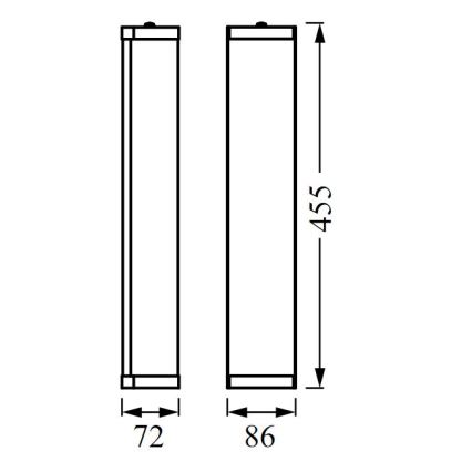 Ledvance - Kinkiet łazienkowy BATHROOM CLASSIC 3xE14/12W/230V IP44