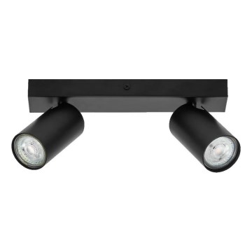 Ledvance - Kinkiet punktowy LED OCTAGON 2xGU10/3,4W/230V 2700K czarny