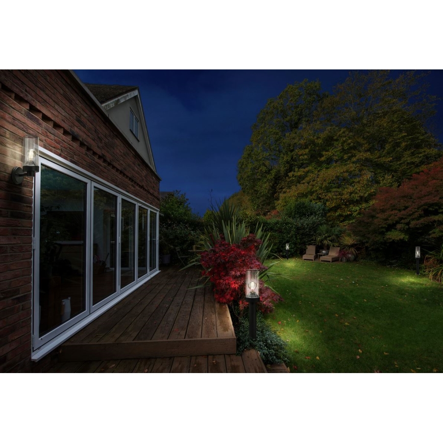 Ledvance - Kinkiet zewnętrzny AMBER 1xE27/20W/230V IP44