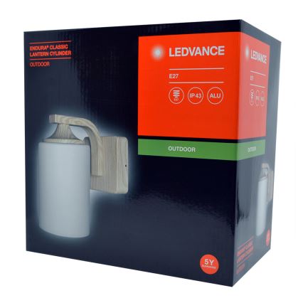 Ledvance - Kinkiet zewnętrzny CYLINDER 1xE27/60W/230V IP43