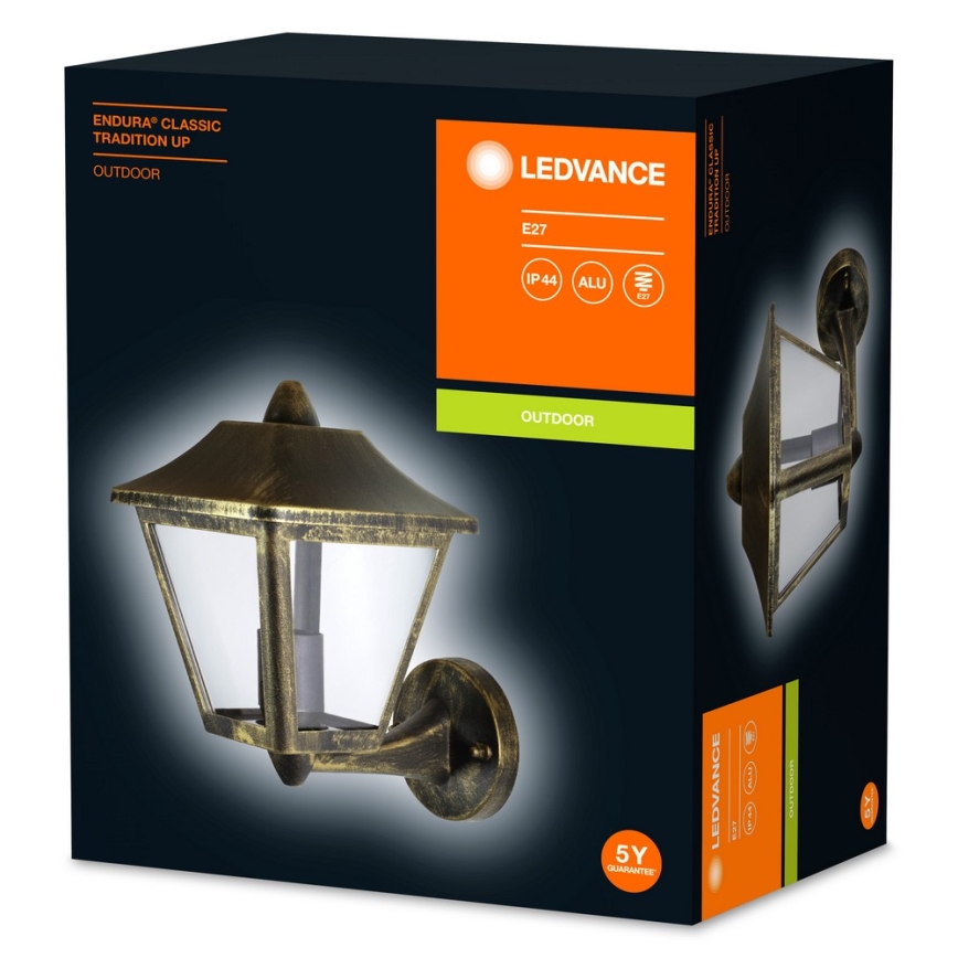 Ledvance - Kinkiet zewnętrzny ENDURA 1xE27/60W/230V IP44