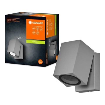 Ledvance - Kinkiet zewnętrzny ENDURA CLASSIC 1xGU10/35W/230V IP44 szary