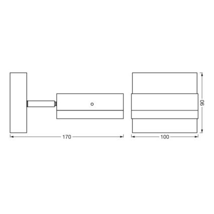 Ledvance - Kinkiet zewnętrzny ENDURA CLASSIC 1xGX53/12W/230V IP44