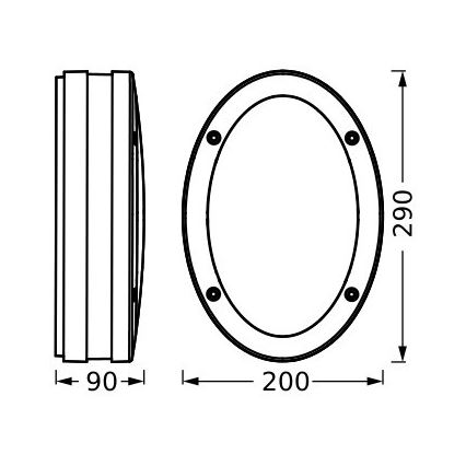 Ledvance - Kinkiet zewnętrzny ORBI 2xE27/18W/230V IP65