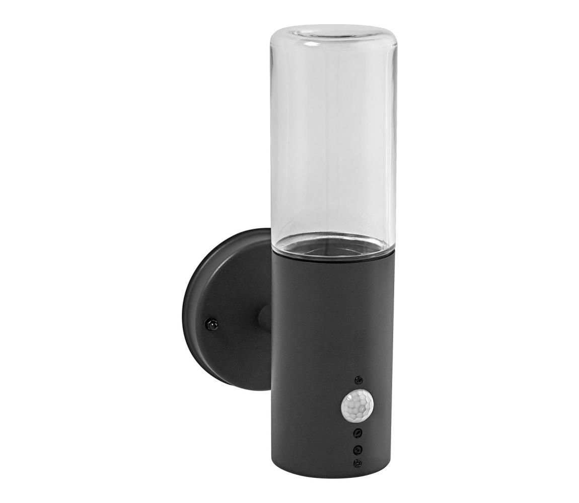 Ledvance - Kinkiet zewnętrzny z czujnikiem FIGO CYLINDER 1xE27/20W/230V