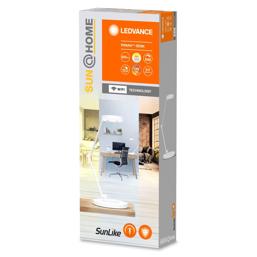 Ledvance - LED Regulowana lampa stołowa SUN@HOME LED/15W/230V 2200-5000K CRI 95 Wi-Fi