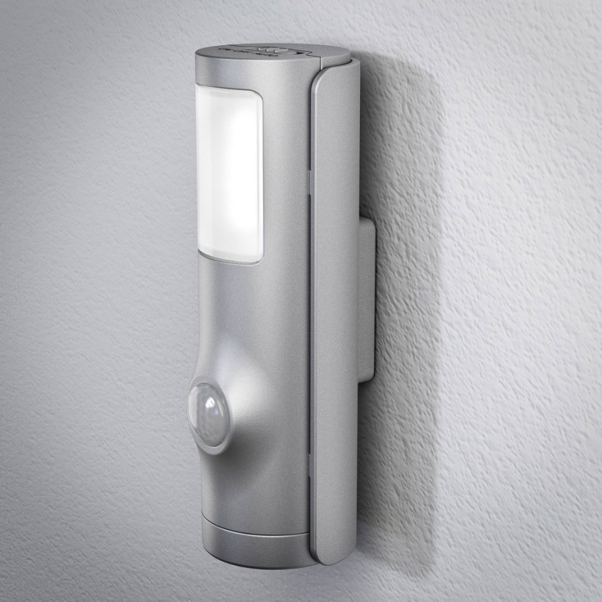 Ledvance - Lampa nawigacyjna LED z czujnikiem NIGHTLUX LED/0,35W/3xAAA IP54