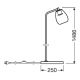 Ledvance - Lampa podłogowa CONE 1xE27/40W/230V