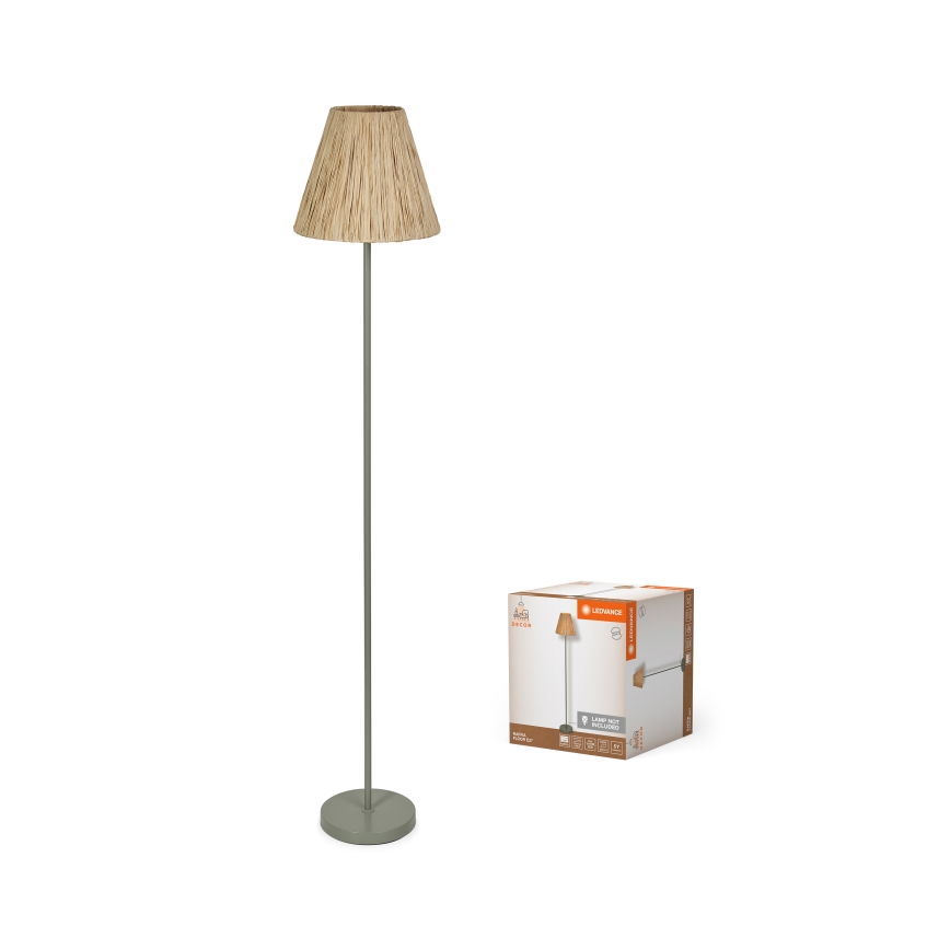 Ledvance - Lampa podłogowa DECOR RAFFIA 1xE27/15W/230V rafia