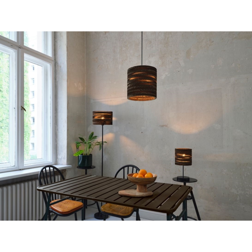 Ledvance - Lampa stołowa DECOR CARDBOARD 1xE27/15W/230V śr. 20 cm