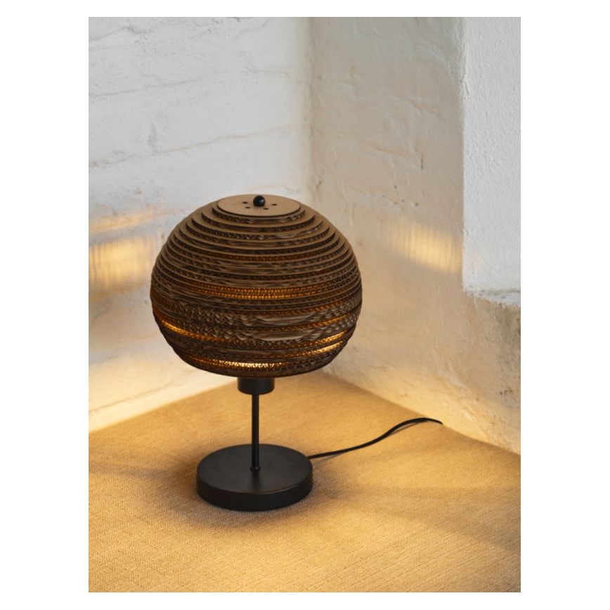 Ledvance - Lampa stołowa DECOR CARDBOARD 1xE27/15W/230V śr. 26 cm