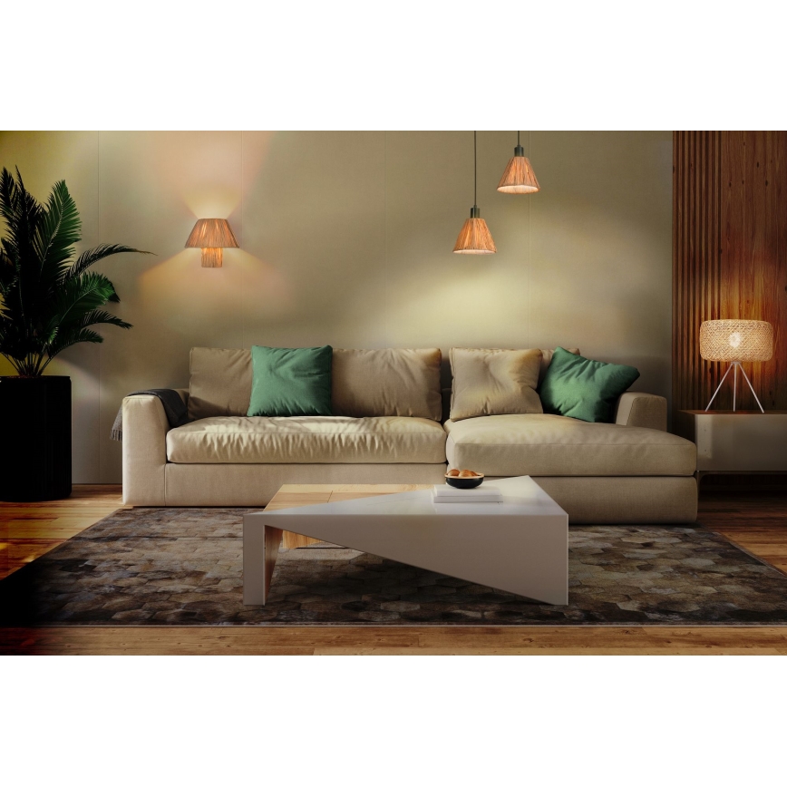 Ledvance - Lampa stołowa DECOR RAFFIA 1xE27/15W/230V rafia