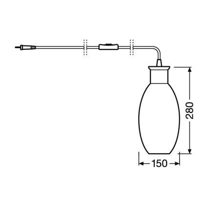 Ledvance - Lampa stołowa GRAPE 1xE27/40W/230V różowa