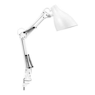 Ledvance - Lampa stołowa z mocowaniem PEAR 1xE27/11W/230V biała